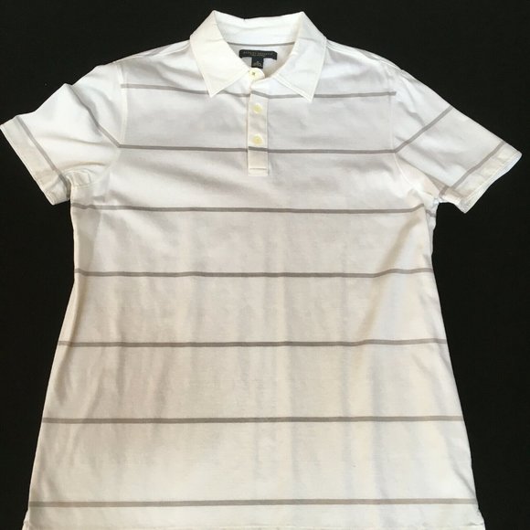 #69 Banana Republic Pima Cotton Polo Golf Shirt Men's M Short Sleeve Collared - Picture 1 of 6